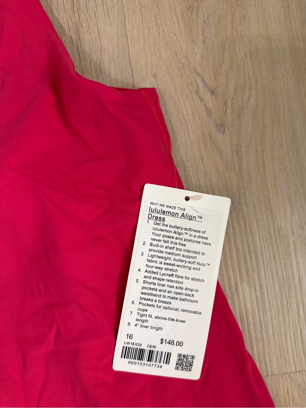 Women’s Lululemon Align dress- Pink - Picture 8 of 8